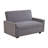 53" Flannel 3-in-1 Convertible Living Room Sofa Sleeper Bed-741980388