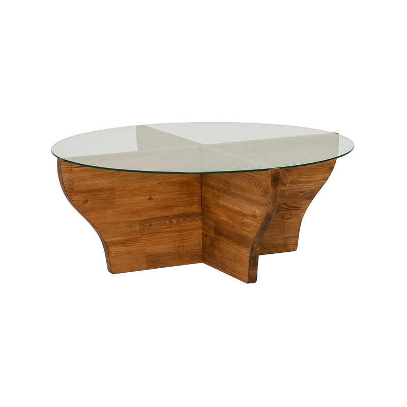 Chuhdary Coffee Table, Brown Wood