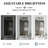 Keivha Aluminum Rectangle Mirror with Shelves