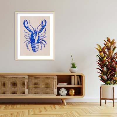 Reproduction d'art encadrée «Lobster» par Nikita Jariwala