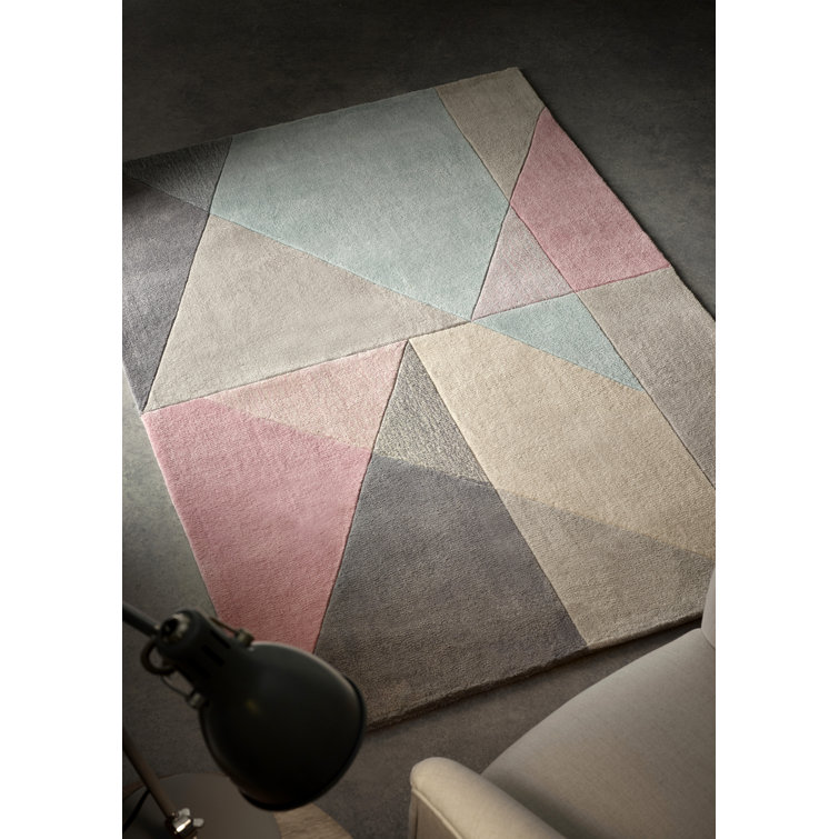 Auvillar Geometric Hand Woven Area Rug