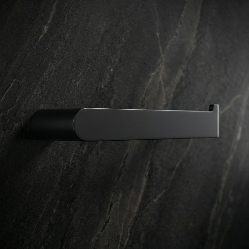 Porte-papier hygiénique linéaire moderne, Noir