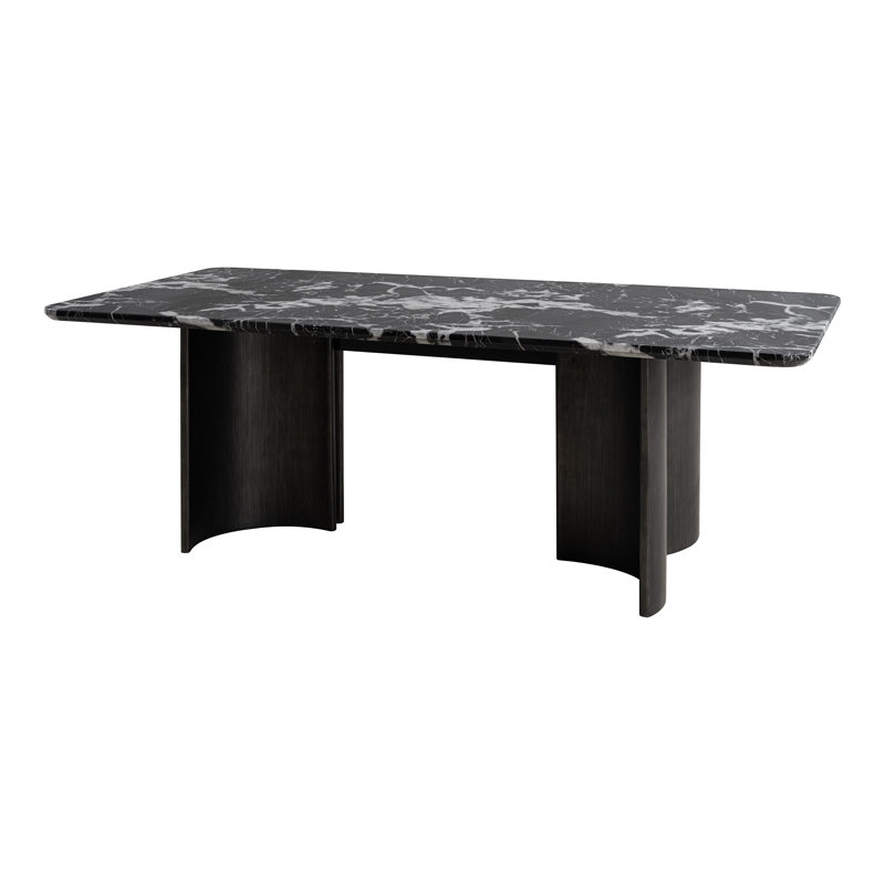 Table de salle à manger Lobos, Noir
