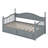 Cladia Wooden Twin Size Daybed With Twin Size Trundle, Extendable Daybed With Two Storage Drawers-1880377781