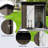 Metal 5Ft4ft Garden Shed - Lockable, Waterproof, Lockable , Waterproof Vent
