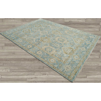 Hassnain Wool Oriental Rug