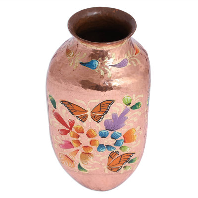 Handmade Copper Table Vase