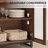 Modern TV Stand With Glass Doors For 70 Inch Tvs, 2 In 1 Entertainment Center Console With 2 Drawers And Metal Base For Living Room, Bedroom-644339054-644339055