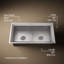 Poise® 33" L x 18" W x 9.5" Undermount Kitchen Sink Includes Cutting Board and Bottom Bowl Rack-10529487-125081533