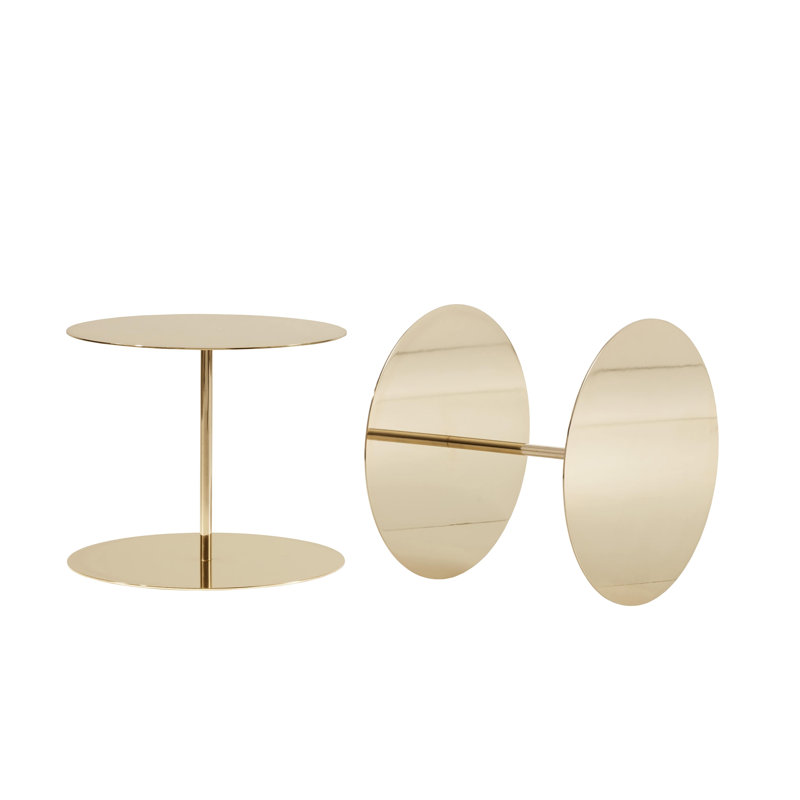 Gong Coffee Table, Polished Brass, Polished Brass