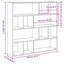 Adwin 102cm H x 105cm W Bookcase-607424556