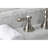 Kingston Brass Heirloom Two-Handle 3-Hole Deck Mount Widespread Bathroom Faucet with Brass Pop-Up Drain-49401529