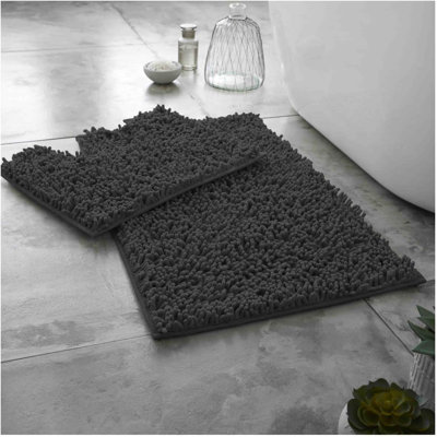 2 Piece Set Rectangle/U-shaped Bath Mat