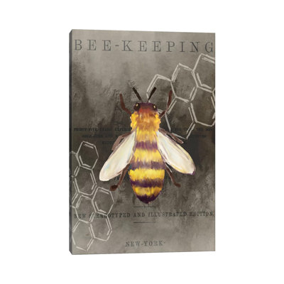 Bee Charmer I 1 Piece Wall Art on Canvas