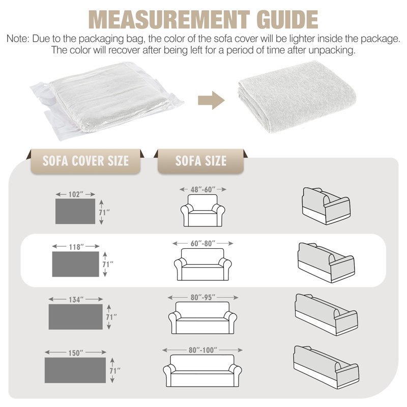 Wald Soft Sofa Cover,Washable Sectional Slipcover,Durable Sofa Blanket Couch Cover,Pet Friendly Bed Cover