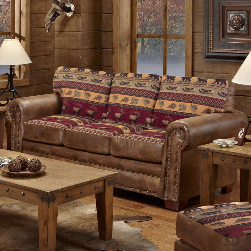 Erwin 88" Cotton Round Arm Sofa