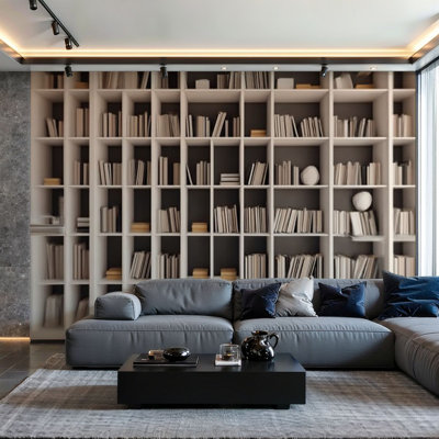 Peel and Stick Canvas Wallpaper Wall Mural Bookstore Public Library Wall Art Self Adhesive and Removable