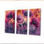 Mauve rouge délicat Poppy Meadows - Ensemble de décorations murales coquelicots-107192598-107192596