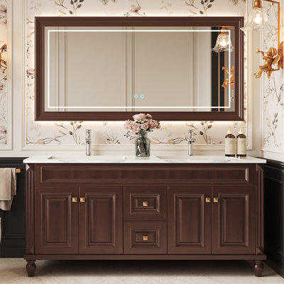 Smart bathroom cabinet American style