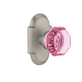 Cottage Plate with Waldorf Pink Door Knob