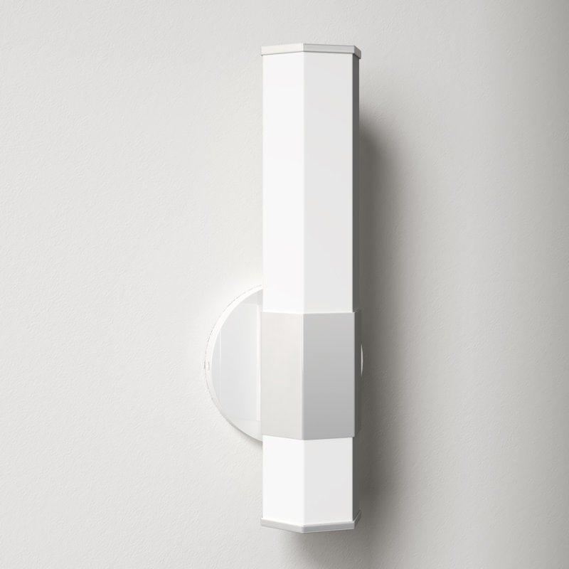 Belden Dimmable LED Bath Sconce, Polished Nickel