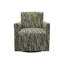 Kenya Upholstered Swivel Club Chair-1945209261