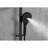 Matte Black Handheld Shower Including 59-Inch Hose And 28-Inch Slide Bar, Stainless Steel Formulated, Adjustable For Custom Height Setting, Vigorous Water Flow Operation, Nozzles Clear Outlet