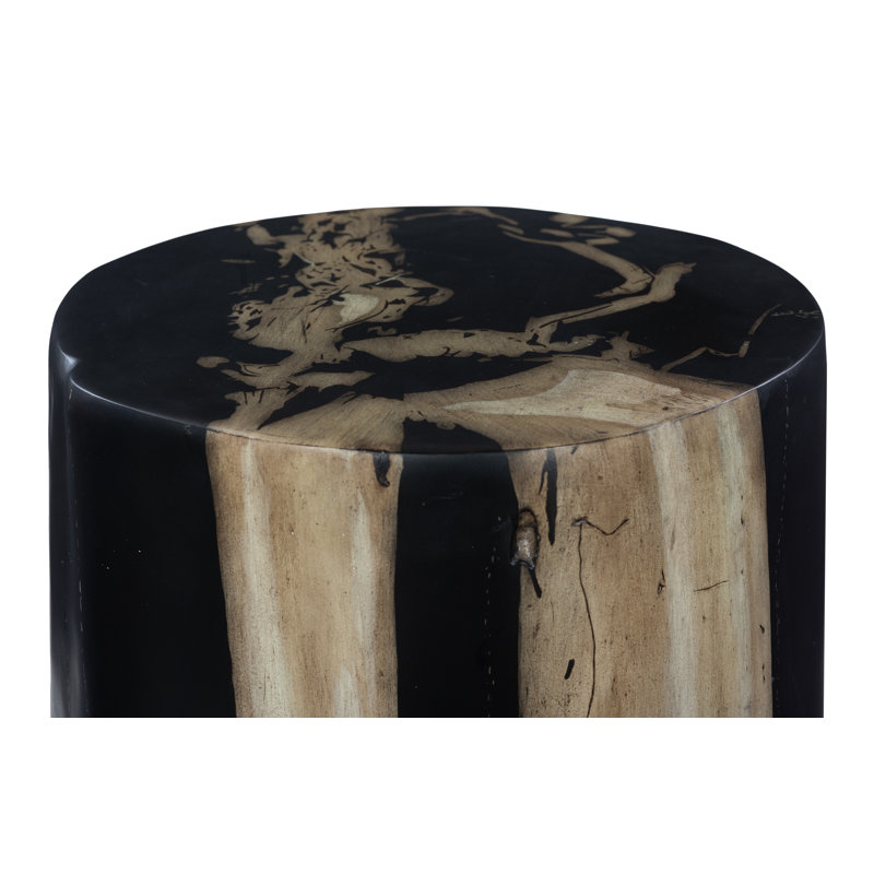 Cast Petrified Wood Stool