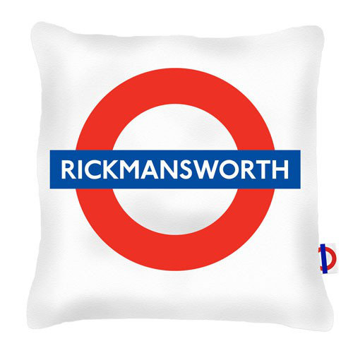 Rickmansworth Tube Station London Transport Cushion