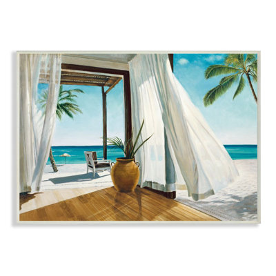 «Beach Resort Sea Ocean Landscape» par Jacob Reed - impression d'art graphique