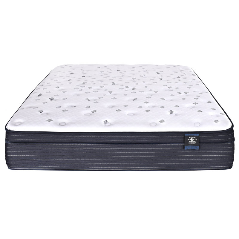 Matelas à plateau-coussin de 14,5 po de hauteur avec matelas en mousse et gel à transfert de mouvement extra direct