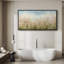 "Fresh Wildflower Field with Daisies" - très grande impression sur toile encadrée-70609140-70609149