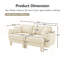 Canapé 2 places avec accoudoirs en forme de coquillage et pieds cylindriques Boucle-1299685910-1302697198