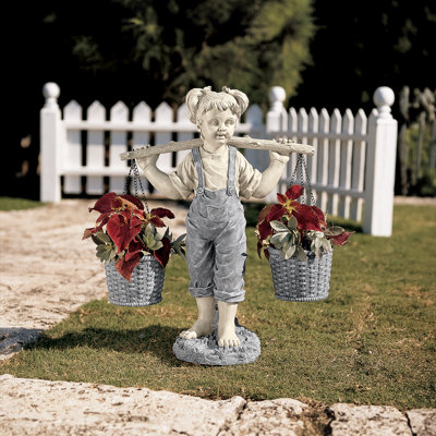 Statue de jardin pour fleurs Felicity