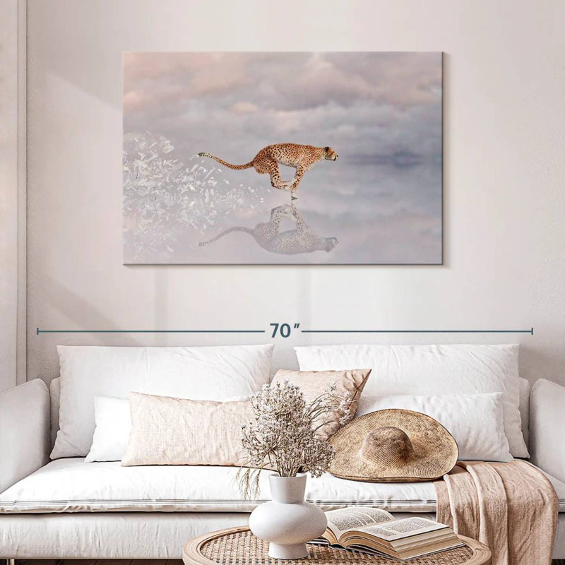 Brampt Speedy Wild Cat, 30" H x 45" W