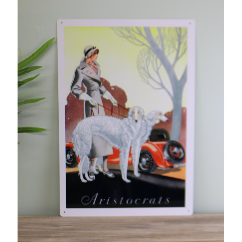 Retro Art Aristocrats Sign