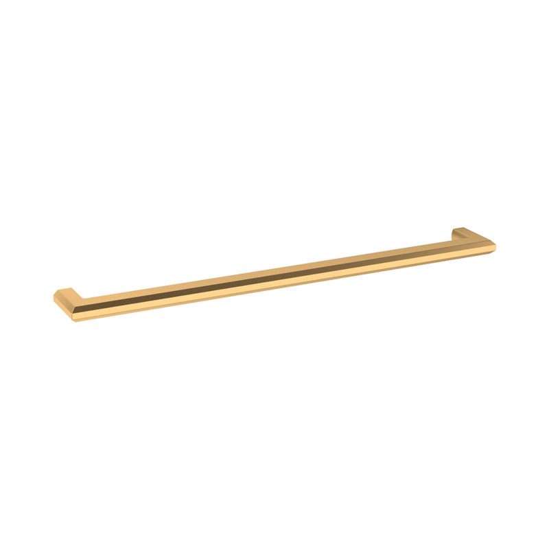 4415 Bevel Appliance Pull, 18" CTC, Satin Brass