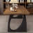Nut-brown Rectangular Solid Wood writing desk-118232096
