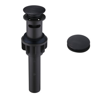 Pop-Up Bathroom Sink Drain with Overflow
