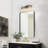 Nayomee Dimmable Black/Brass Rectangle Vanity Light-392119511