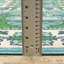 Tapis bleu / vert Aganlane-715021314
