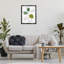 "Modern Garden Leaves", art mural encadré sur toile flottante par Yvette St. Amant-1014106704-1014106711