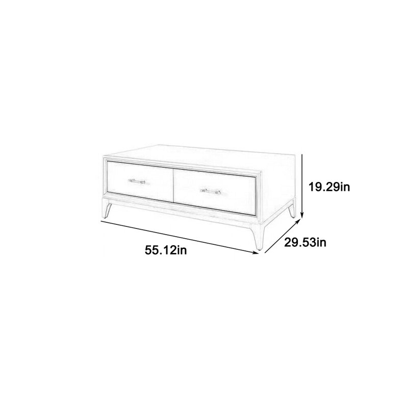Modern minimalist coffee table