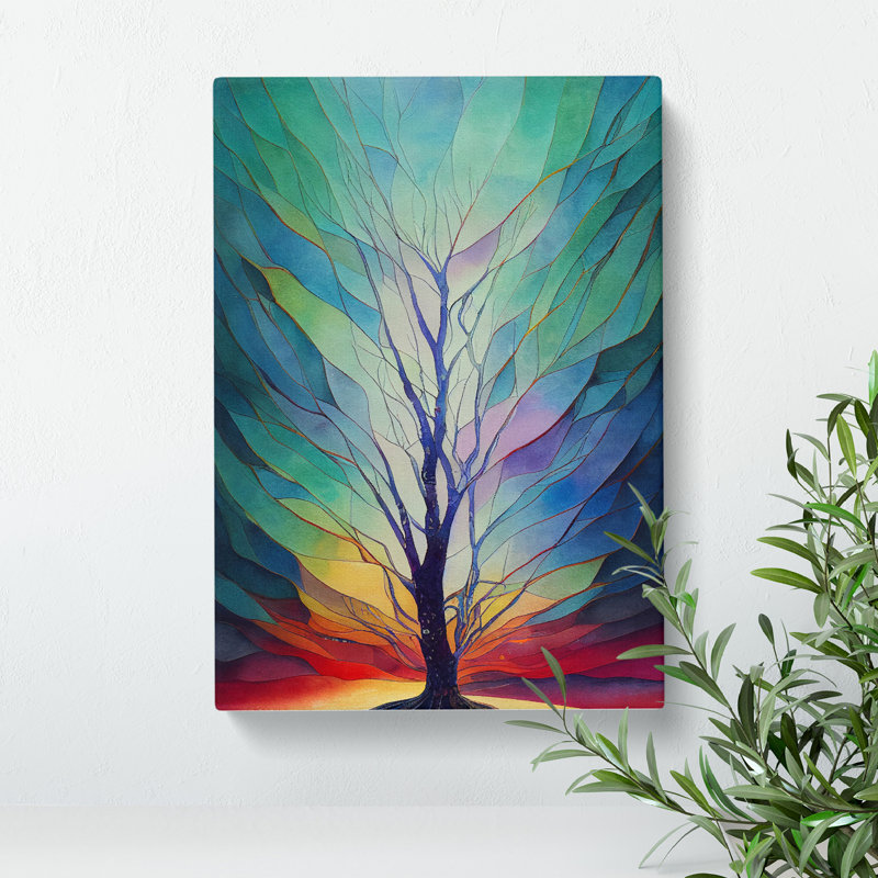 Sublime Tree No.2 Abstract - Wrapped Canvas, 50cm H x 35cm W x 3cm D