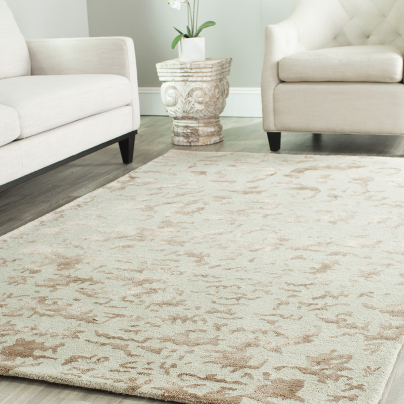 Dorval Rectangle Abstract Wool Hand Woven Area Rug, Rectangle 183 x 274 cm
