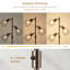 Rasch 65''  Tree Floor Lamp with  Dimmable Bulbs and Rotary Switch Included-711129775