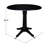 Extendable Round Solid Wood Dining Table-87227694