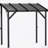 Spacious Outdoor Canopy Shelter With Hardtop Grill Gazebo, Lean-To Design For Patio And Poolside Use