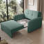 Canapé-lit 1 place Laine style condo avec rangement - Vert jade-726188707