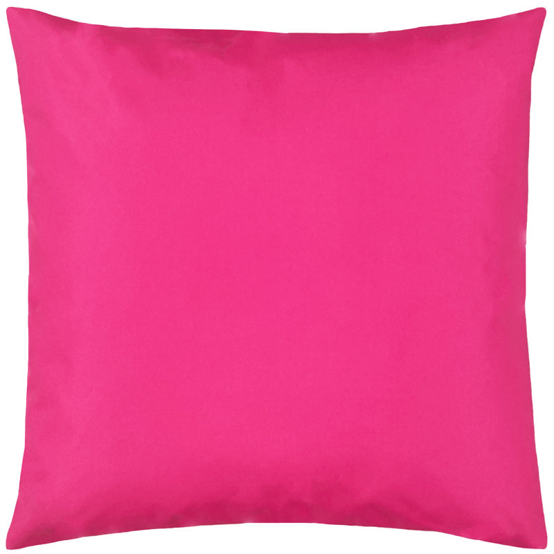 Indoor / Outdoor Square Cushion Cover, Pink, Polyester